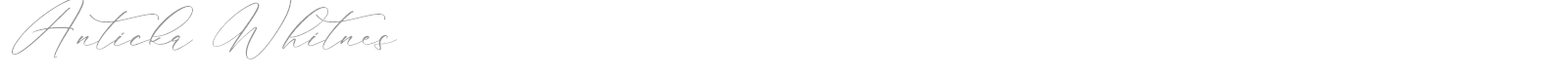Anticka Whitnes font preview